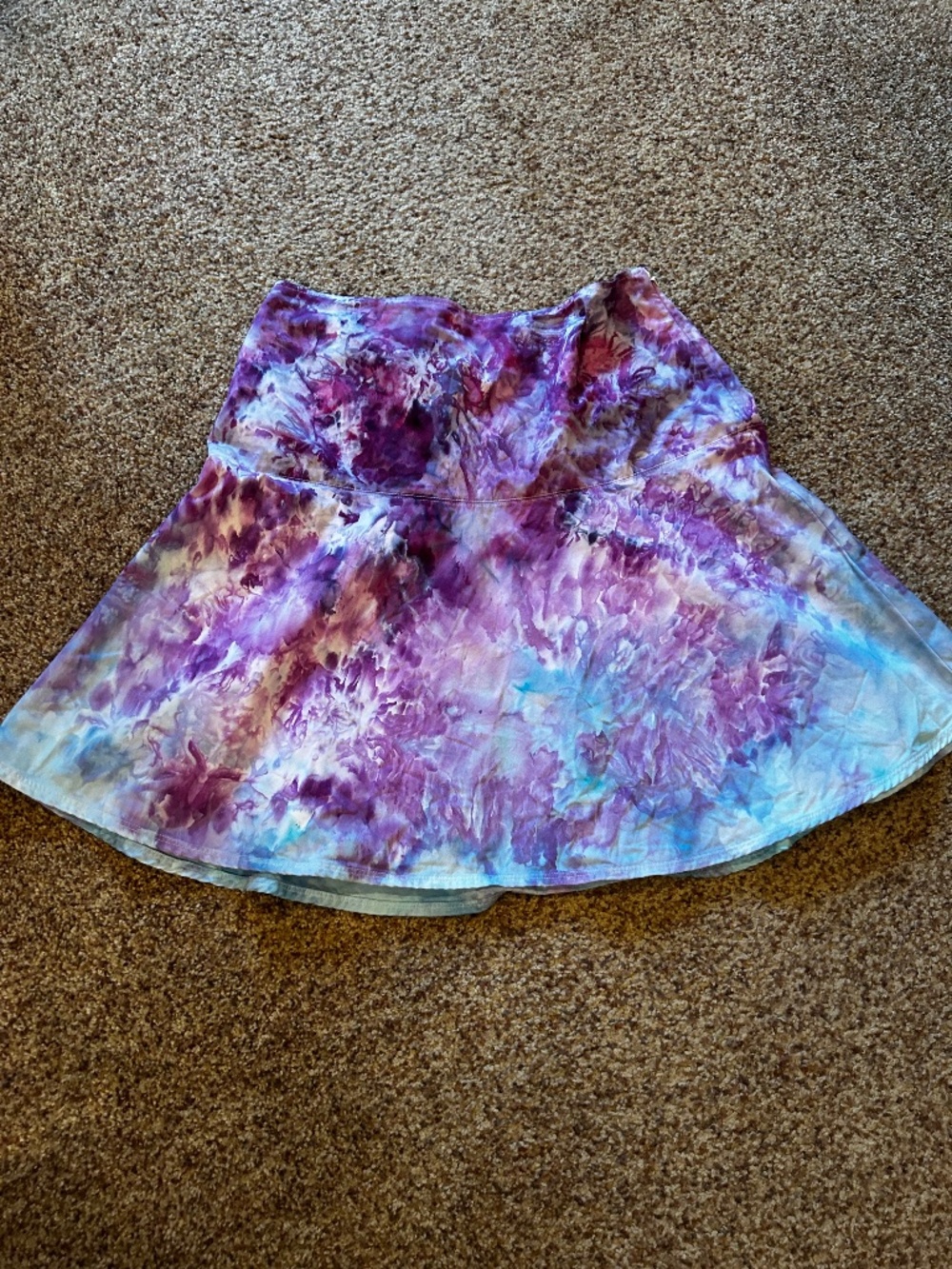 LAUREN Ralph Lauren watercolors tie dye skirt